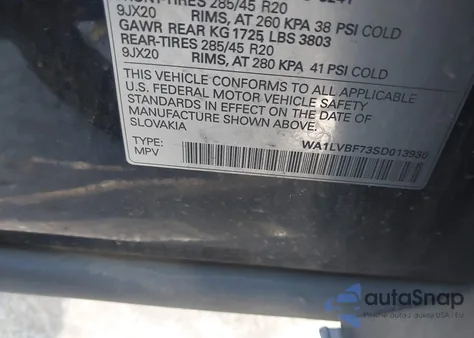 2025 Audi Q7 Premium Plus 55 Tfsi Quattro Tiptronic from USA, damaged, VIN WA1LVBF73SD013930